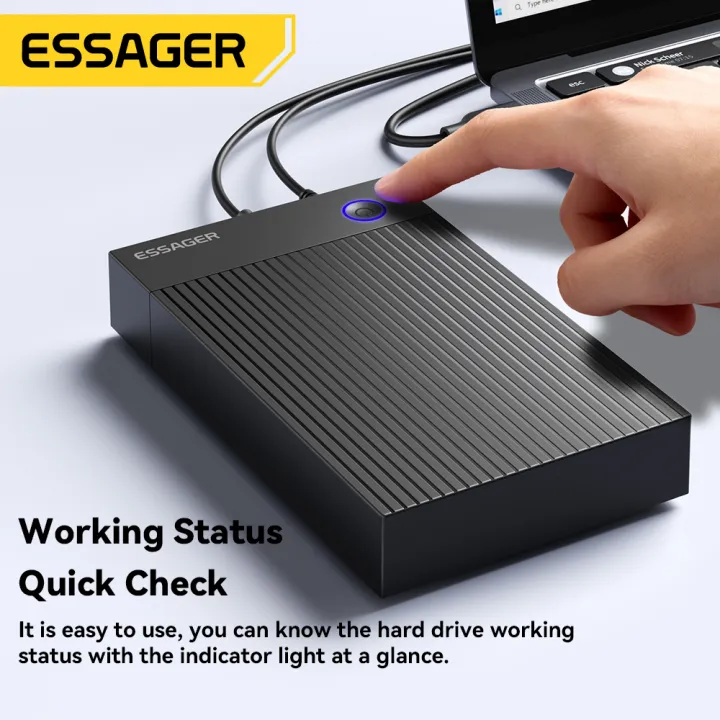 Essager%203.5-inch%20SATA%203.0%20Hard%20Drive%20Enclosure%20Dock%205Gbps%20USB3.0%20UASP+TRIM%20Tool-Free%20External%20Case%20For%202.5/3.5%20Inch%20SATA%20HDD/SSD%20-%20Image%205