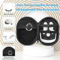 VR Headset Protective Box for Meta Quest 3 Carrying Case EVA Hard Shell Portable Travel Storage Bag for Meta Quest 3 Accessories.