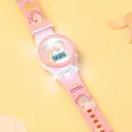 1pcs Unicorn Pink Silicone Electronic Watch +1pcs Unicorn Crystal Bracelet Set as a Gift for My DAUGHTER'S GRADUATION Season. 