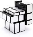 Mirror Cube 3x3 Speed Cube 3x3x3 Mirror Blocks Unequal Puzzle Silver.
