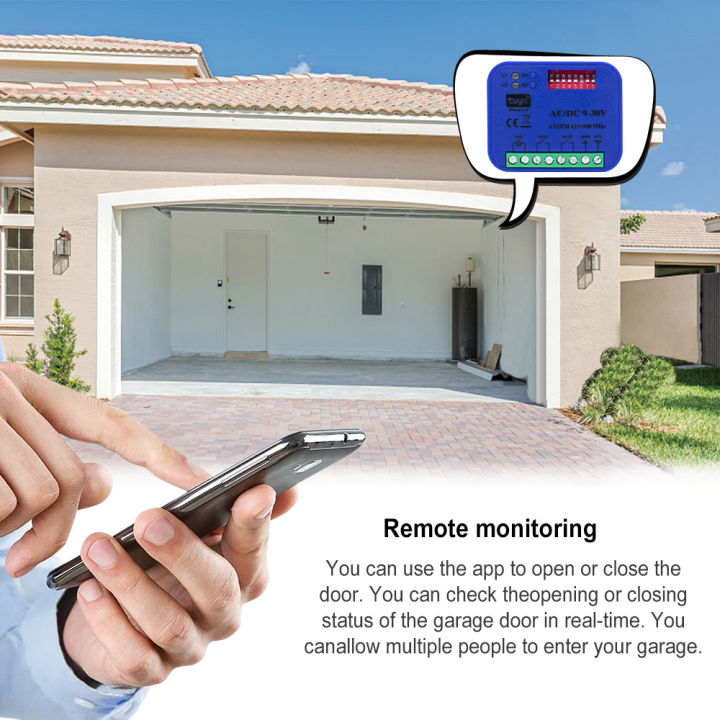 Tuya%20Smart%20WIFI%20300-900MHz%20RF%20Garage%20Door%20Gate%202CH%20Receiver%20Controller%20Switch%20433MHz%20868mhz%20Transmitter%20/%20Command%20Opener%20Alexa%20-%20Image%203