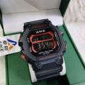Aike brand Sport Watch authentic work waterproof giant style men's LED light alarm stopwatch. 