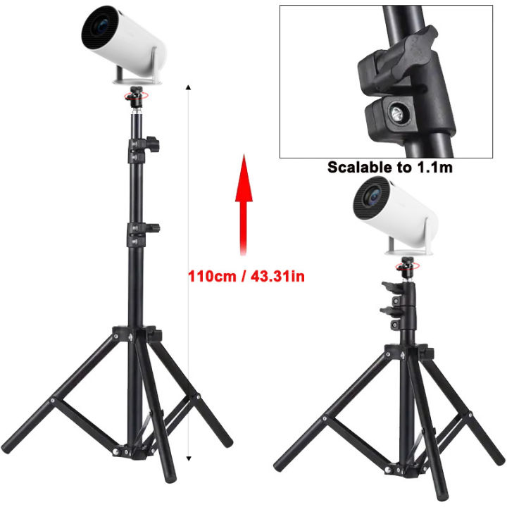 DITONG%20110cm%201/4%20screw%20hole%20Universal%20Portable%20Bracket%20for%20magcubic%20HY300%20pro%20Projector%20Tripod%20Stand%20Mount%20%20HY320%20mini%20projector%20-%20Image%206