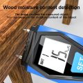 Professional Pin-Type Digital Wood Moisture Tester & Humidity Tester Handheld Moisture Meter for Paper, Walls, and Concrete. 