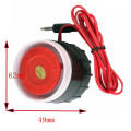 DC 12V Wired Mini Horn Siren Home Security Sound Alarm System 105dB Anti-theft Alarm Horn Wired Durable Alarm For Home Security. 