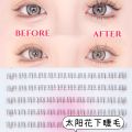 MIAOJIE 10 Rows 5-7mm Air Lower Eyelashes Fairy Fake LashesSegmented Natural Under Lashes Manga Bottom Lashes Makeup Eyelash Mak. 