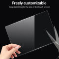 3pcs Universal 5/6/7/8/9/10/11/12inch Mobile Smart Phone Tablet/Car LCD/MP3 4 Screen Protectors HD Clear Protective PET Film.