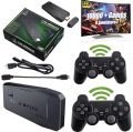 Wireless Retro Game Console, Built in 64gb 20,000 Games, 9 Classic Emulators, Hdmi game stick Plug and Play Video Game Stick High Definition HDMI Output for TV with Dual 2.4G Wireless Controllers. 