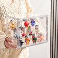 Clear Display Box for Fingures Clear Acrylic Foldable Toy Display Case for Figurines and Blind Box Dolls Action Figure Organizer. 
