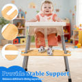Baby High Chair Footrest Adjustable Height Baby Highchair Foot Pedal Natural Bamboo Wooden Infant Seat Foot Rest Babies Stuff. 