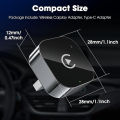 2026 Wireless CarPlay for iPhone & Android, 2-in-1 Plug and Play Converts Wired to Wireless CarPlay Android Auto, Fast Auto-Conn. 