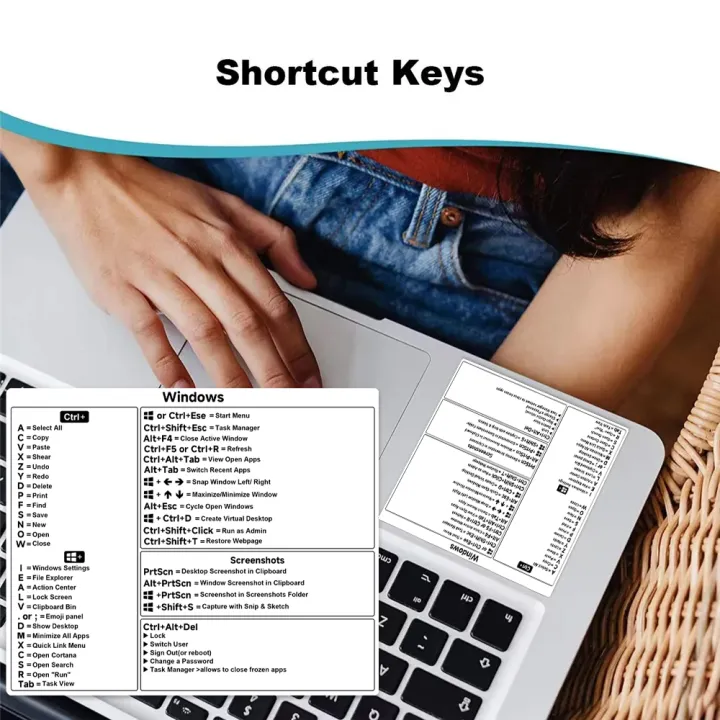 Laptop%20Shortcut%20Key%20Sticker%20for%20Windows%20Mac%20System%20Waterproof%20Vinyl%20Decal%20Keyboard%20Shortcut%20for%20Macbook%20%20%20Acer%20%20-%20Image%203