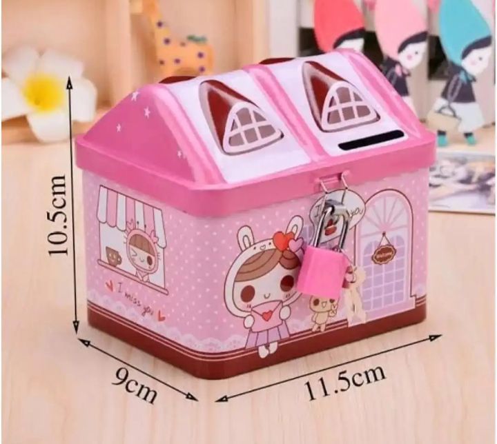 Premium%20Metal%20House%20Shaped%20Coin%20Box%20for%20Kids/Money%0A%0ABoxes%20Metal%20House%20Shape%20Bank%20Coin%20Safe%20Storage%20Box%20-%20Image%203