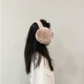 Winter Folding Portable Cold Protective Furry Plush
Earmuffs Windproof Outdoor Soft Comfortable Fur
Ear Protection Muffs. 