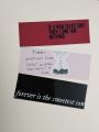 Taylor Swift Lyrics (c)  Bookmarks - Pack of 4. 