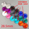 Watch Dial 28.5mm With NH35 Dial Watch Hands Luminous Fit NH35 NH36 Diver Watch Faces Automatic Movement Replacement. 