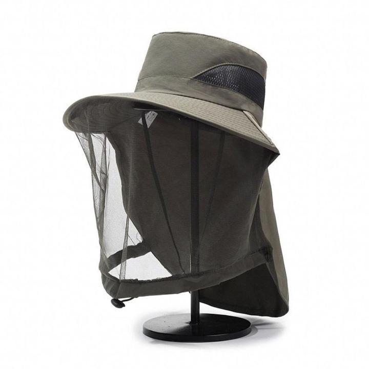 Unisex%20Foldable%20Mosquito%20Hat%20With%20Hidden%20Net%20Mesh%20Repellent%20Insect%20Bee%20Protection%20Casual%20Outdoor%20Sunscreen%20Fishing%20Cap%20-%20Image%207
