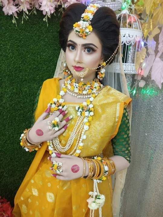 Artificial Floral Jewellery Set For Women(COLOR CAN BE CUSTOMIZED)