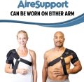 Shoulder Compression Sleeve Brace — Adjustable Shoulder Support Sling for Men and Women — Support for Rotator Cuff, AC Joint, Labrum and Tendon. 