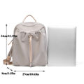 Bag for Woman Aesthetic Backpack Fashion Design Girl‘s Bags Pleated Fabric Drawstring Cute Thin Back Pack Foldable Light Schoolbag. 