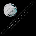 50Pcs Dental Floss Tootick Water Expanded Orthodontic Flosser Multifunctional Cleaning Wire Line Implants Braces Threaders. 