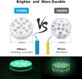 4 Pack Hot Tub Lights, 13 LED Underwater Pool Lights Waterproof, Magnetic Bath Lights for Lazy Spa, 16 Colors Submersible LED Lights with RF Remote. 
