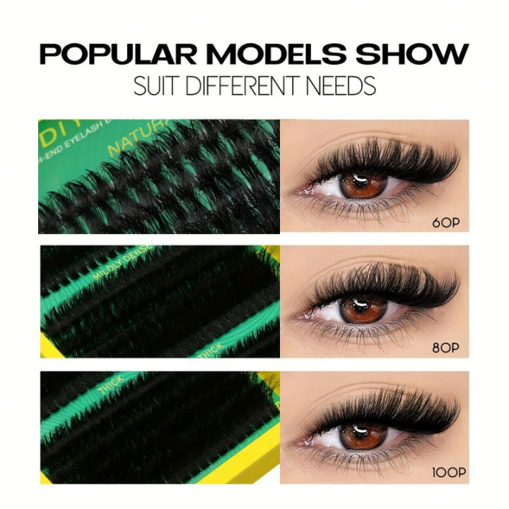 DIY%20Eyelash%20Extension%20Kit%20-%20Fluffy%20Mixed%20Lengths%2010-16mm,%200.07mm%20Thick%20Lashes%20with%20Tweezers%20Beginner-Friendly%20Reusable%20Set%20-%20Image%205