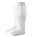 Summer Baby Girls Socks Toddlers Bow Long Sock Kids Knee High Soft Cotton Mesh Spanish Children Breathable Socks For 0-5Years.