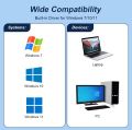 COMFAST Mini USB WIFI6 Adapter Network Card WI-FI Dongle 2.4GHz 802.11AX Signal Reception for PC Laptop Win 7/10/11 Free WI-FI4 Drive.