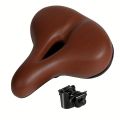 ZHIQIUComfortable Bike Saddles Extra Wide and Thick Bicycle Seat Integrated Molding Anti-Rain. 
