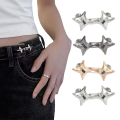 Adjustable Star Waist Tightener Clip - No Sew Jean Buttons for Women's Loose Jeans Skirts Dresses Fashion Waist Accessories Gift.