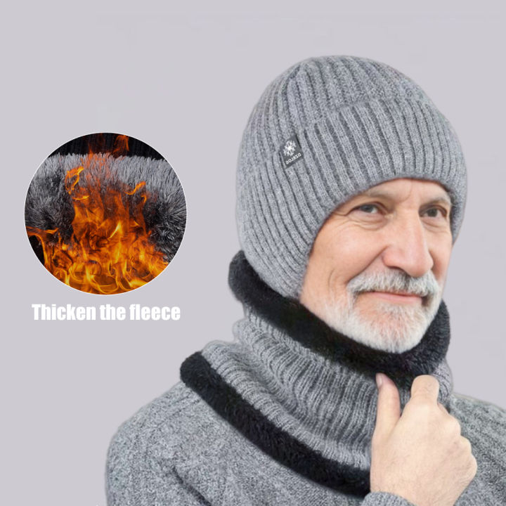 Outdoor%20Men%20Winter%20Knitted%20Hat%20Plush%20Warmth%20Peaked%20Cap%20Earmuff%20Casual%20Fashion%20Faux%20Fur%20Lined%20Hooded%20Hats%20Cycling%20Ear%20Protection%20-%20Image%203
