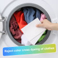 50 Sheets Color Guard Sheets Washing Piece Sheet in Washing Machine Mixed Dyeing Proof Protect Laundry From Color Runs Or Bleeds. 