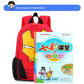 Spiderman primary school bag 1st grade and 2nd grade boy cartoon kindergarten slgol backpacking backpack. 