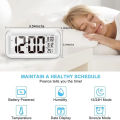 LED Digital Alarm Clock Backlight Snooze Data Time Calendar Desktop Multifunction Electronic Backlight Table Clock. 