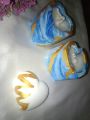 2pc Heart shape Customize Scented Candles looking Amazing with Gold Art For Home Decor and Gift Packs. 