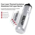 ESLNF Road Dual Bike Thermal Layer Leak-Proof 720Ml Keeping Bicycle Water Kettle Outdoor Cycling Sports Bottle. 