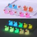 Radium stone duck shape turtle shape radium stone penbles beautiful showpiece toy decorations.