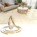 Tile decorative tape | Tile Gap tape | For wall , Tile , Furniture , Door decoration |Sticker Waterproof  | 50 Meters Golden Tape | Cearamic Tape | Tile stickers for flooring | tile decoration tape | Gap Sealing Tape | (1cm x 50m, Golden) | Free shipping. 