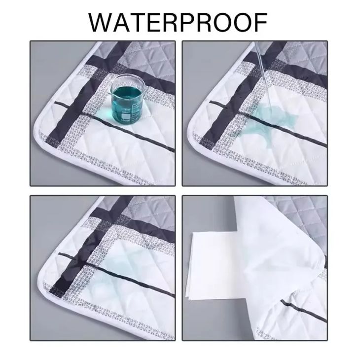 150/120/70Cm%20Large%20Washable%20Mattress%20Waterproof%20Bed%20Under%20Pad%20Chucks%20Pads%20with%20Non-Slip%20Back%20for%20Elderly,%20Kids,%20Women%20or%20Pets%20-%20Image%204