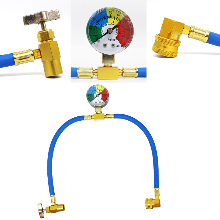 Car Refrigerant Charging Pipe R134a Recharge Measuring Hose - View #2