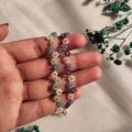 zigzag flower bracelets | Beaded bracelets | Handmade jewellery | Flower bracelets. 