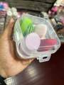 Get 4 pc of makeup sponges in a clear 1 plastic case!! Get fast ON SALE. 