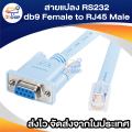 150 cm RJ45 male serial DB9 9 pin female connector for Management Console (light blue). 