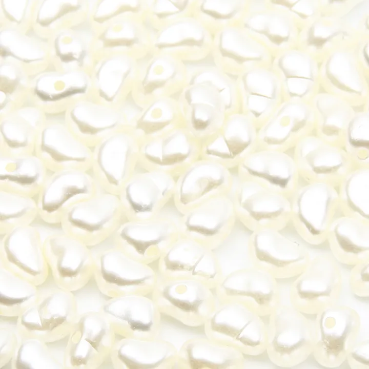 100pcs%206x9mm%20Irregular%20Beige%20Acrylic%20Charms%20Pearl%20Beads%20Imitation%20Pearls%20Loose%20Beads%20For%20Jewelry%20Making%20Diy%20Bracelet%20Necklace%20-%20Image%204
