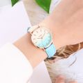 New Fashion Pointer Watch Gradient Leather Wristband Watch Quartz For Women Casual And Versatile Exquisite Cute Compact Watch. 