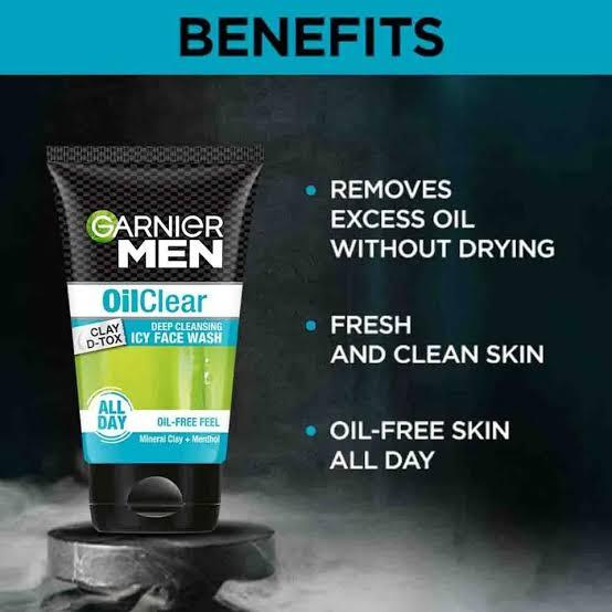 Garnier%20Men%20Oil%20Clear%20Face%20Wash,%20100%20ml%20(indian)%20-%20Image%202