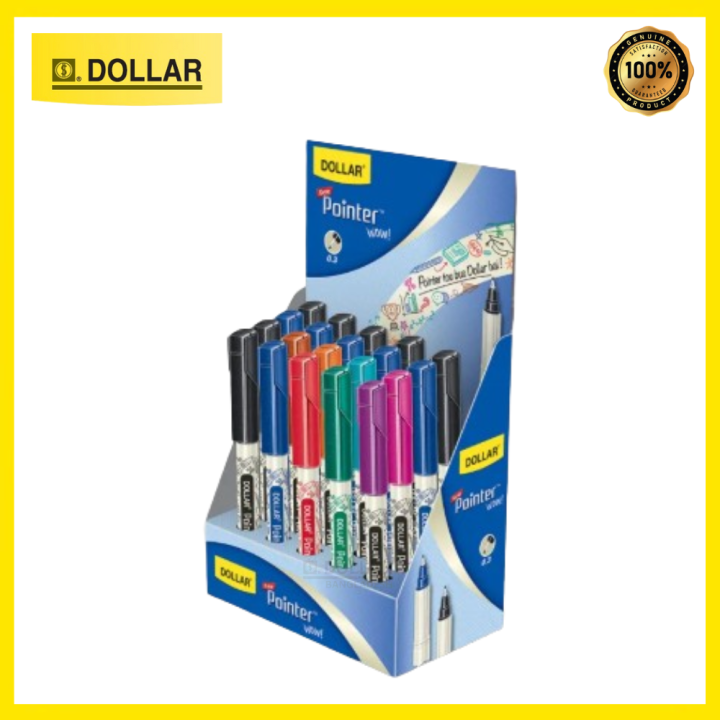 Dollar WOW 0.3 Fine Liner Pointer - 20 Pieces