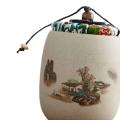 Ceramic Tea Container Chinese Styles Ceramic Food Storage Jar Sealed Canister Tea Jar Loose Tea Tin for Tea Nuts Coffee Spice. 
