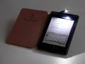 original amazon leather cover with light- kindle paperwhite 3rd and 4th generation book reader. 